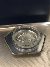 Vintage Round Glass Butter