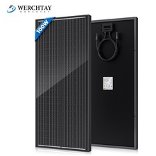 100W Watt Solar Panel 12Volt  Mono for Off Grid RV Caravan Boat Shed Trailer Van