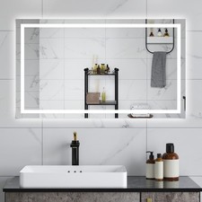 LED Illuminated Bathroom