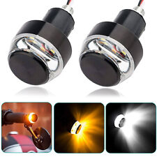 2Pcs Motorcycle Motorbike Handlebar Turn Signal LED Light Indicators Handle Bar
