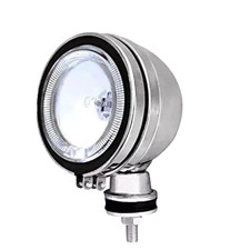 1 x 4" WHITE Chrome Halogen Car Spotlights Fog Spot Lights Foglights