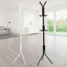 12 Hooks Coat Rack Hat Metal