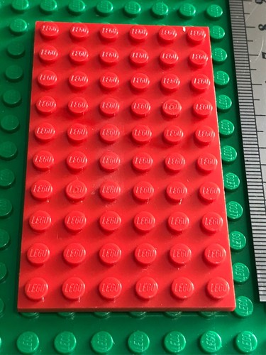 Lego large baseplate red base - lego,