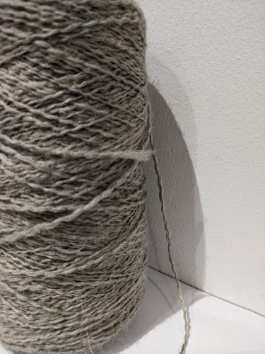 4kg grey marl wool linen - grey, mix