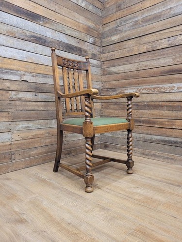 Oak barley twist - oak,