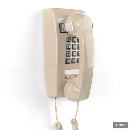 Retro wall telephone with - retro,