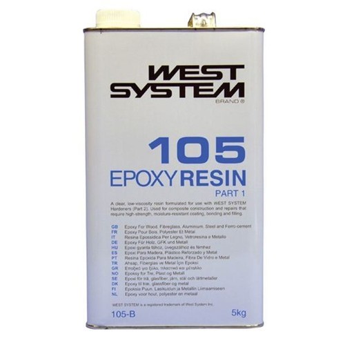 West system 105b epoxy resin - west,