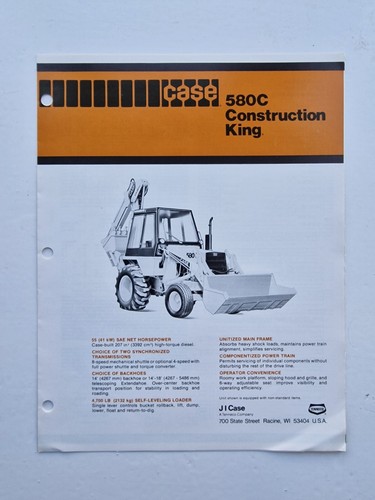 Case 580c construction king - case,