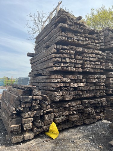 Reclaimed railway sleepers - reclaimed,