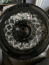 Vintage Murano Black Clear