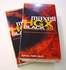 24 x Maxell VHS E-30 Video