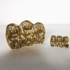 Graduated Set Of 3 BRASS