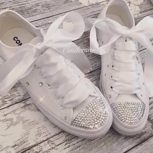 Customised wedding converse - wedding,