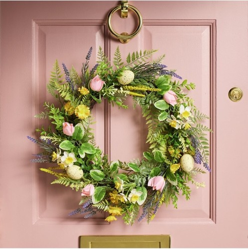 Easter wreath for front - easter,