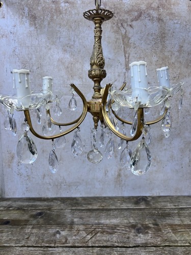 Vintage arm brass crystal - vintage,