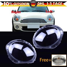 Pair Headlight Cover Diffuser Lens Housing L+R For BMW Mini Cooper R56 R55