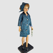 Vintage Ideal Pos'n Tammy Doll 1965 w/ Puddle Jumper Outfit VGC SINDY Interest