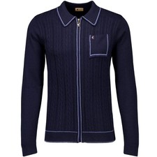 GABICCI LAVERNE NAVY ZIP UP