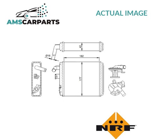 Heater radiator exchanger lhd - exchanger,