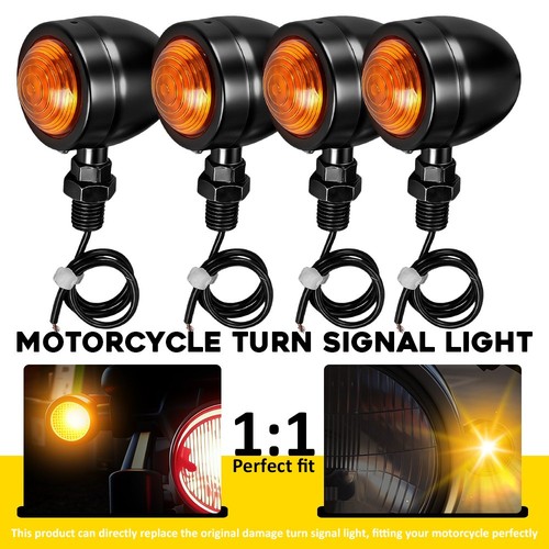 Black motorcycle turn - 4x,