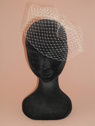 Mini birdcage veil - veil, (7")