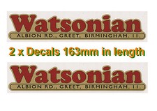 2 x WATSONIAN Decals. Vintage