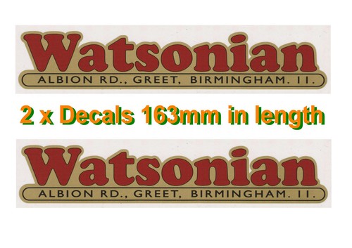 Watsonian decals vintage - 2, x
