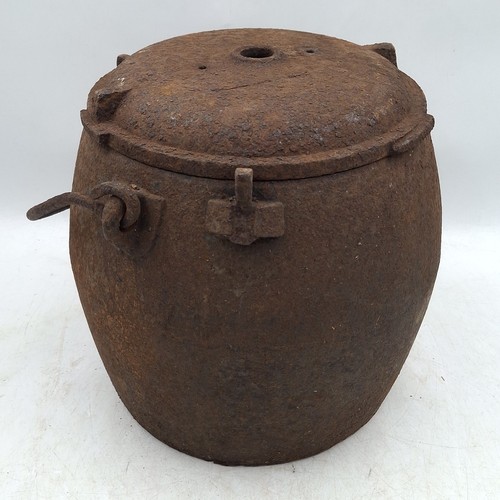 Antique pressure cooker cast - pressure,