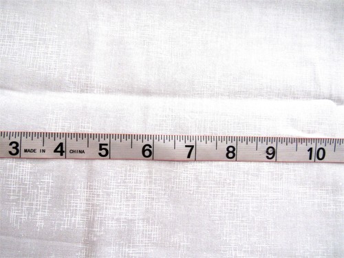 Cotton fabric white - 1, yd