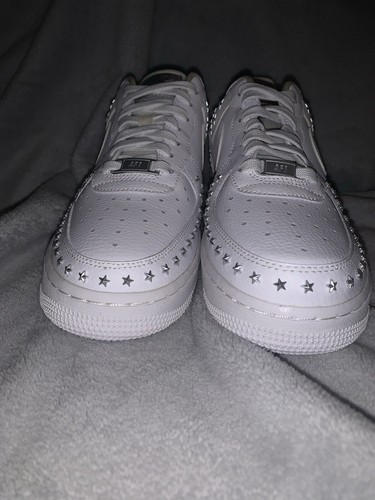 Af1 studded white sz - af1,