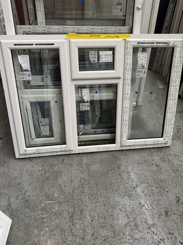 Brand new white upvc window