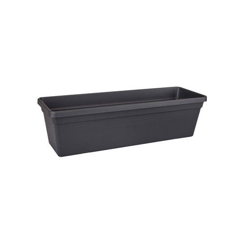 Green basics 80cm black trough - 80cm,