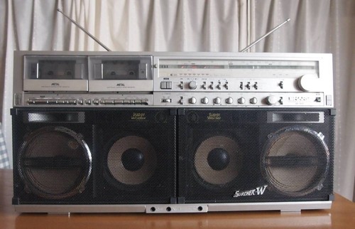 Sharp 909 vintage boombox - sharp,