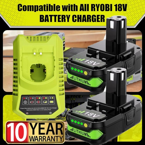 2pack 0ah for ryobi 18v - for,