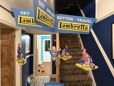 Lambretta Dealership Shop Display LD TV175