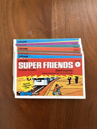 Letraset super friends all - letraset,