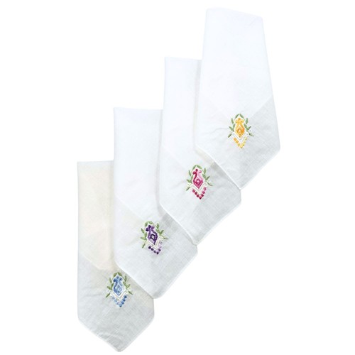 Ladies white hanky - hanky's, with