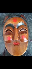 Traditional Carved Mask Korean Hahoe Traditional Carved festival Mask
