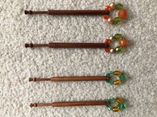 4 Pairs of lovely wooden Lace