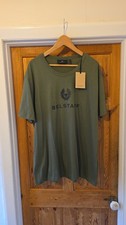 Belstaff signature spellout tshirt Size 3xl 25 Inch Pit To Pit