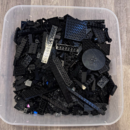 Lego black bulk - lot, mixed