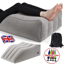 Inflatable Elevation Wedge Foot Leg Rest Raiser Support Pillow Cushion With Pump