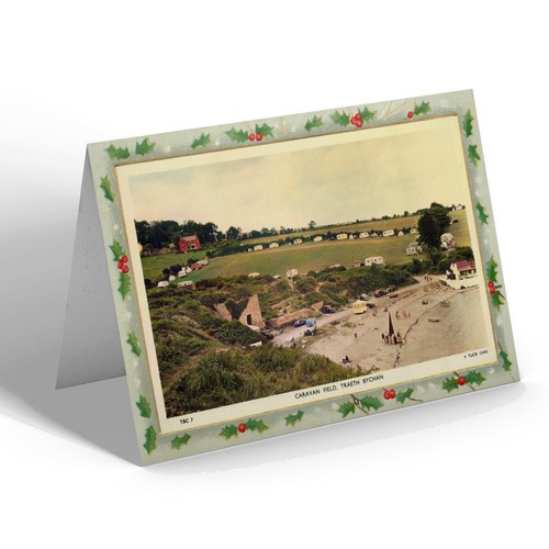 Christmas card vintage wales - christmas,