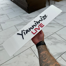 Business Logo Plates - Personalised 4D Acrylic Show Plates - Multiple Colours