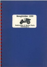 Liner Roughrider 1300 Dumper Operators Manual with Parts List