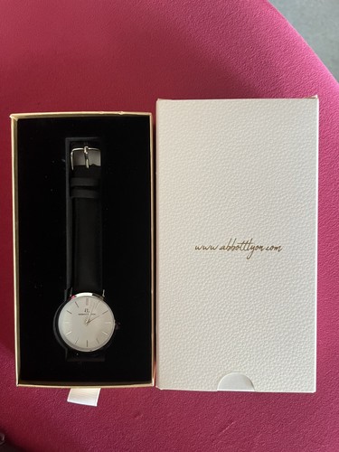 Abbott lyon ladies watch black - abbott,