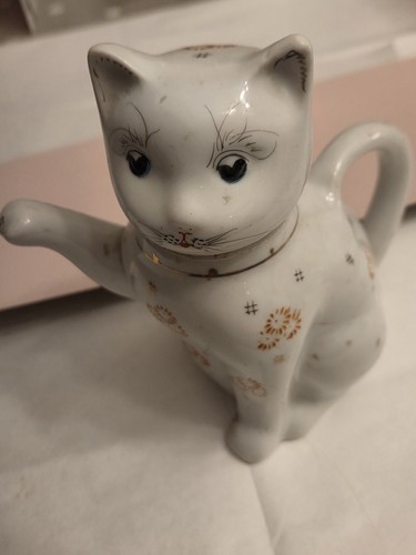 China vintage white - white, cat