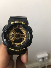 Casio G-Shock Special Colour Model Black & Gold GA-110GB-1A Watch