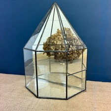 VINTAGE MIRRORED BACK GLASS &