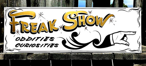 Vintage carnival freak show - vintage,